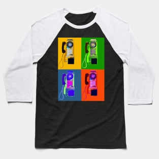 1970s telephone Pop art Baseball T-Shirt